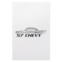 1957 Chevy Hard Top Type stationery