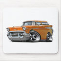 1957 Chevy Nomad Orange Hot Rod mousepads