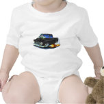 1957 Chevy Pickup Black Romper