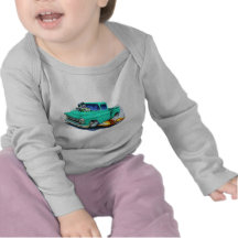 1957 Chevy Pickup Seafoam Green Tee Shirts