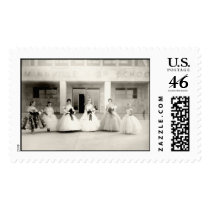 1957  City High Homecoming Queen postage