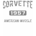 1957 Corvette Apparel t-shirts by WideOpenRacewear 1957 Corvette Apparel t-shirts