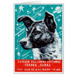1957 Laika the Space Dog Card