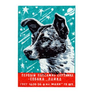 1957 Laika the Space Dog Posters