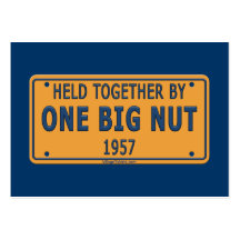 1957 One Big Car Nut Business Cards