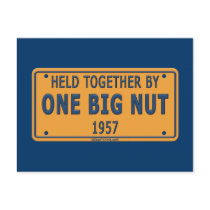 1957 One Big Car Nut Post Card