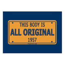 1957 Original Car Body Business Card