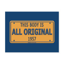 1957 Original Car Body Post Cards