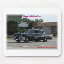 1957 Pontiac Laurentian Police Car Mouse Pads