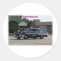 1957 Pontiac Laurentian Police Car Sticker