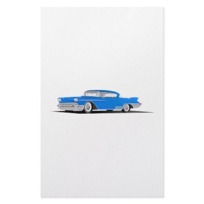 1958 Cadillac El Dorado Personalized Stationery by frengi