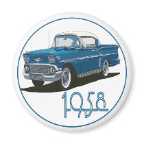 1958 Impala Refrigerator Magnets