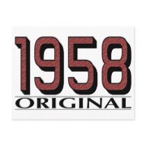 1958 Original Post Card
