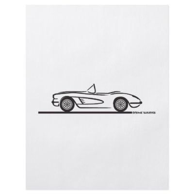 1959 1960 Chevrolet Corvette Custom Flyer by frengi