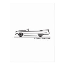 1959 Cadillac Convertible Post Card