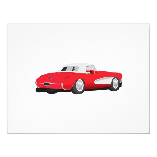 1959 Corvette Custom Invites