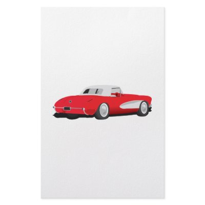 1959 Corvette Custom Stationery by frengi