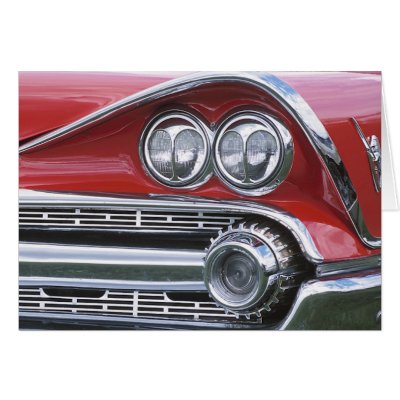1959 Dodge Classic Car Grill Photograph Cards by fotoshoppe