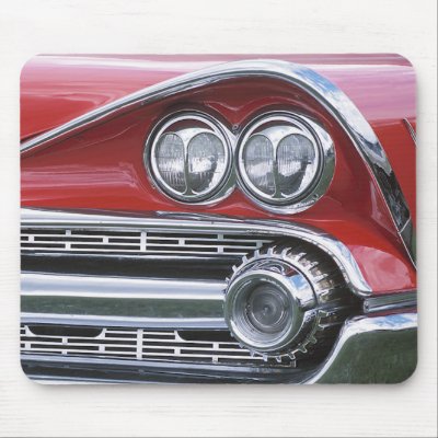 1959 Dodge Classic Car Grill Photograph Mouse Pad by fotoshoppe