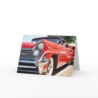 1959 Lincoln Continental Convertible Card card