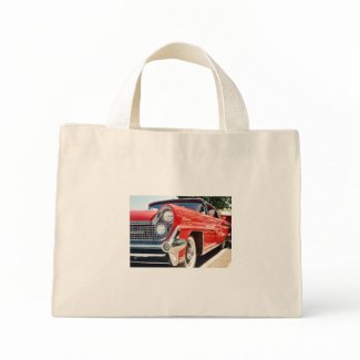 1959 Lincoln Continental Convertible Tote Bag bag