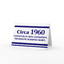 1960, 50th Birthday Cards