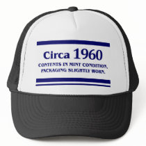 1960, 50th Birthday Hat