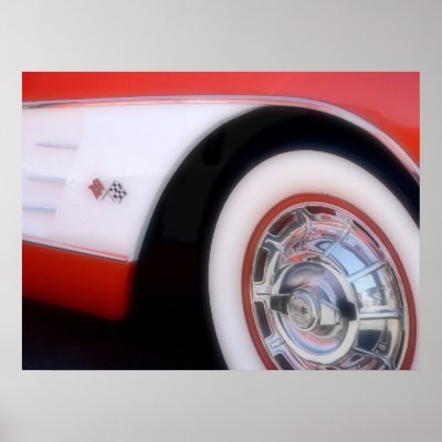 1960 Chevrolet Corvette Poster by indianalight High quality photograph