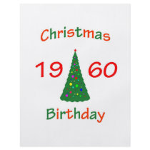 1960 Christmas Birthday Flyer