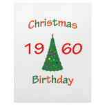 1960 Christmas Birthday Letterhead Template