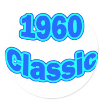 1960 Classic Blue Sticker