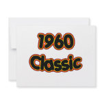 1960 Classic Personalized Invite