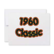 1960 Classic Personalized Invite