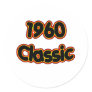 1960 Classic Round Sticker