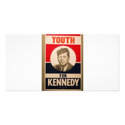 1960 Kennedy Photo Greeting Card by JustProducts