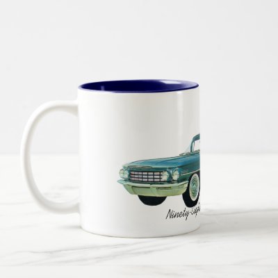 1960 Oldsmobile Ninety Eight Holiday Sport Sedan Mugs by toolbox007