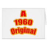 1960 Original Red Greeting Cards