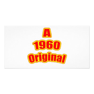 1960 Original Red Photo Cards by birthyeardesigns4