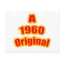1960 Original Red Post Card