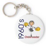 1960’s Cheerleader Stick Figure Key Chain