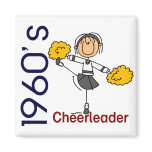 1960’s Cheerleader Stick Figure Fridge Magnets