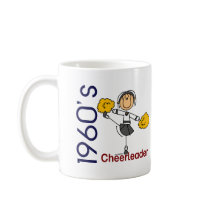 1960’s Cheerleader Stick Figure mugs by stickfiguretown 1960’s Cheerleader Stick Figure mugs