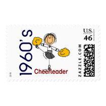 1960’s Cheerleader Stick Figure postage