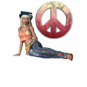 1960s Hippie Peace Sign t-shirts by beverlytazangel 1960s Hippie Peace Sign t-shirts
