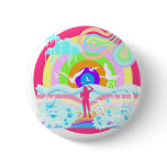1960's Hippy Style Art Pin