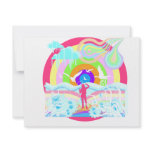 1960's Hippy Style Art Custom Invitations
