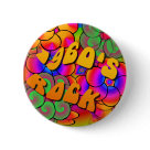 round_button - It's the 1960's and flower power, hippies, peace, love and rock and roll are the culture of the day.  Get into the '60s again with our 1960's Rock Psychedelic Flower Power design on rockin' t-shirts, jerseys, hoodies, tank tops and other apparel for everyone plus psychedelic magnets, stickers, mousepads, posters, bags, mugs, keychains and more.  Can you dig it, man?