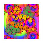 1960's Rock Psychedelic Flower Power Poster