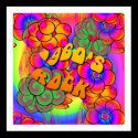 1960's Rock Psychedelic Flower Power Poster posters