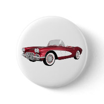 1961 Corvette C1: Candy Apple Finish: Buttons